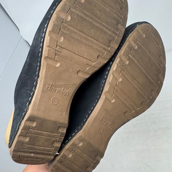 Dansko Black Leather Professional Mule Clogs Comfort Work Shoes Size 42 EU 11 - Picture 7 of 11